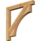 Ekena Millwork Westlake Block Rough Sawn Bracket, Western Red Cedar, 4"W x 38"D x 38"H BKT04X38X38WTL05RWR - alternate 1
